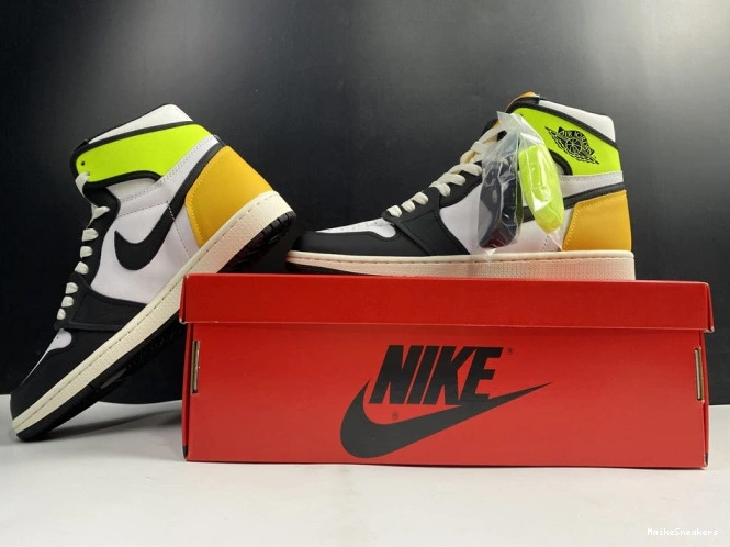 MaikeSneakers JORDAN OG 1 AIR GOLD' HIGH 555088-118 RETRO 'VOLT 0728